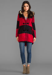 Iris Buffalo Plaid Long Coat